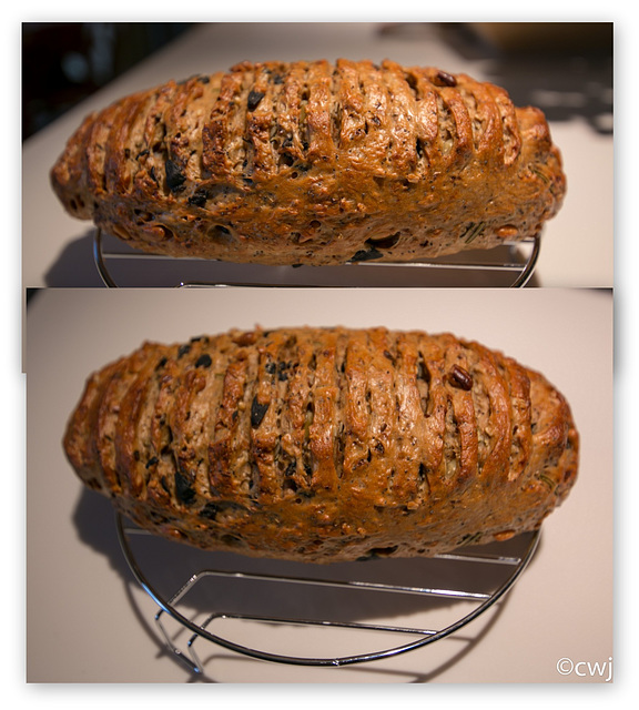 Who says you shouldn't bake a loaf on New Year morning?