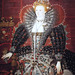 Detail of Elizabeth I Attributed to the Workshop of Nicholas Hilliard in the Metropolitan Museum of Art, December 2022
