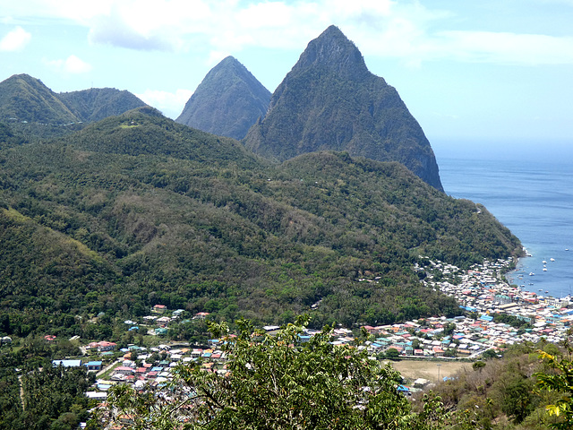 Soufriere and The Pitons