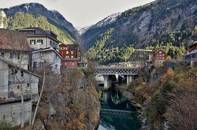 Göschenen UR, alte Gotthard Bergstrecke