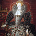 Detail of Elizabeth I Attributed to the Workshop of Nicholas Hilliard in the Metropolitan Museum of Art, December 2022