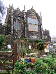 marldon church, devon , c15 church with c16 s.e. chapel of 1520