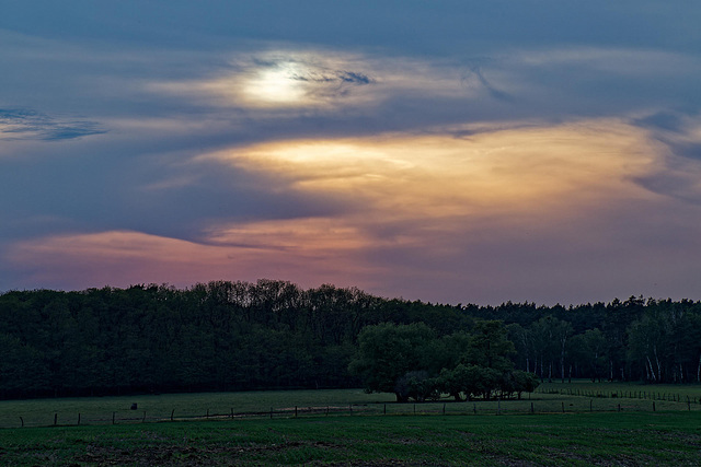 Sonnenuntergang in Brandenburg