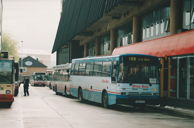 Blue Bus 63 (H163 DJU) in Rochdale – 28 May 2003 (506-25)