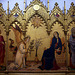 " L'Annonciation " de Simone Martini - Peinture sur fond or - Florence