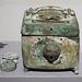 Greek Money Box and Votive Coins as Offerings in the Boston Museum of Fine Arts, January 2018