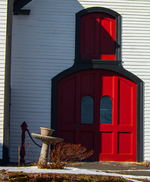 Red door