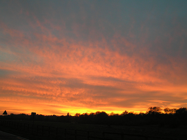 Sunset over Wirral