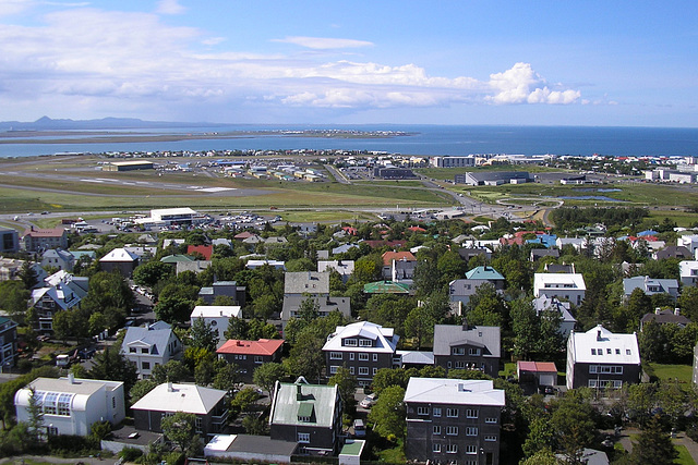 View From Hallgrimskirkja