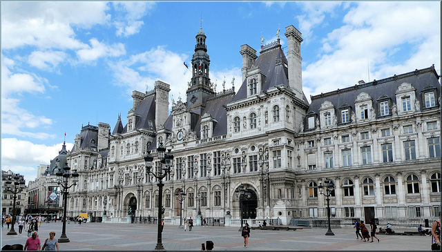 Paris (75) 21 juin 2019. L'Hôtel de Ville.