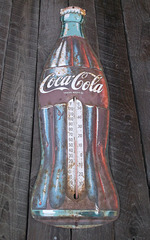 Ancien thermomètre Coca-cola / Coca-cola advertising of yesteryear