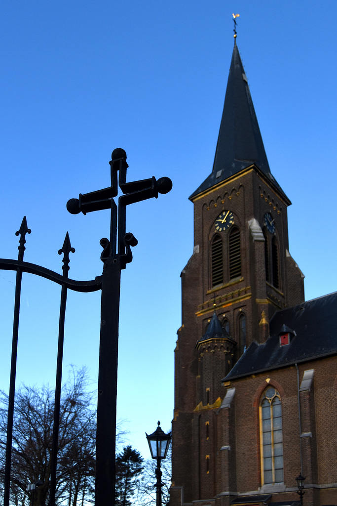 The fence around St Martinus church