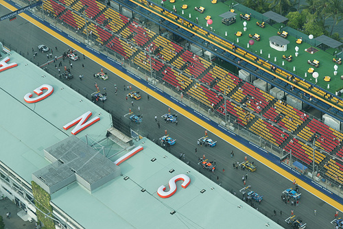 Porsche Super Cup Grid At Marina Bay