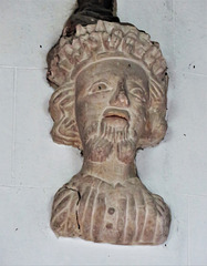 keevil church wilts c16 roof corbel (2)