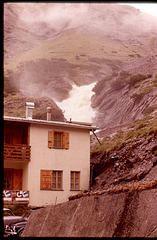 Braulio falls  Stelvio pass--1974