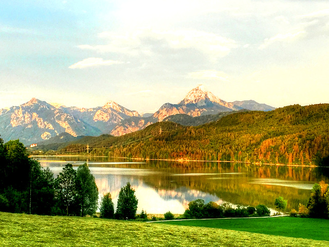 Evening at Lake Weissensee. ©SiFr