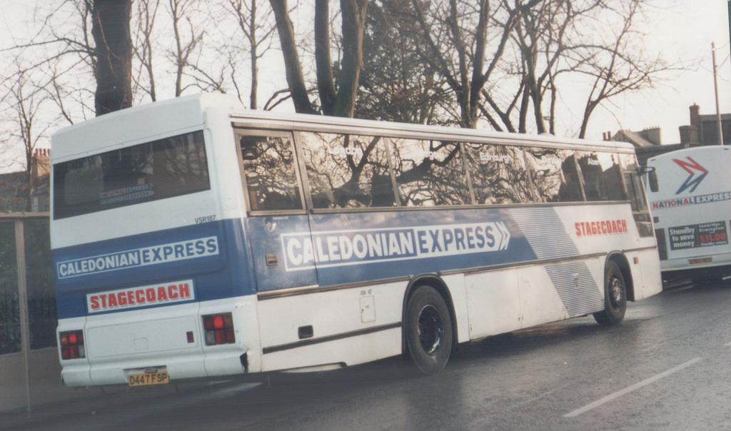 Tayside Travel Services D447 FSP at Cambridge - 5 Jan 1991