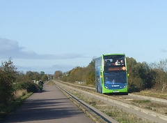 DSCF0216 Stagecoach East bus on the Cambridgeshire Guided Busway - 5 Nov 2017