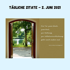 Tägliche Zitate - 2. Juni 2021