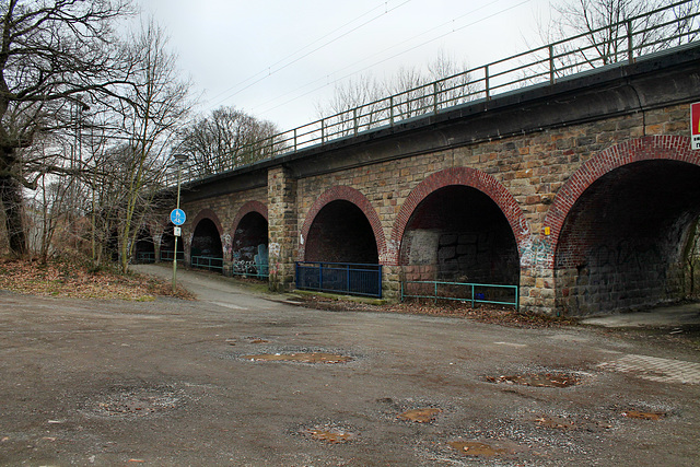 Viadukt der Rheinischen Eisenbahnstrecke (Hagen-Haspe) / 26.02.2017