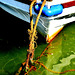 Boat, Rope, Water and Light