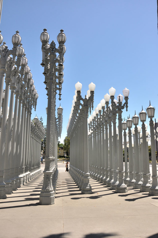 Outside LA County Museum of Art