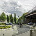 Brücke am Bahnhof Chemnitz-Mitte und Bahnhofsvorplatz