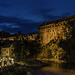 Český Krumlov - Schloss von der Baderbrücke (Lazebnický most) aus gesehen … P.i.P.  (© Buelipix)