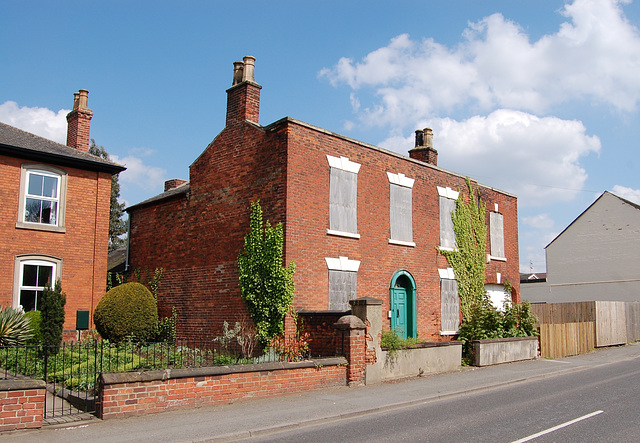 Derelict Georgian House, Borrowash, Derbyshire