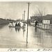 WP2124 WPG - PHOTO TAKEN IN ST. BONIFACE (FLOOD, FOLKS IN SMALL BOAT)