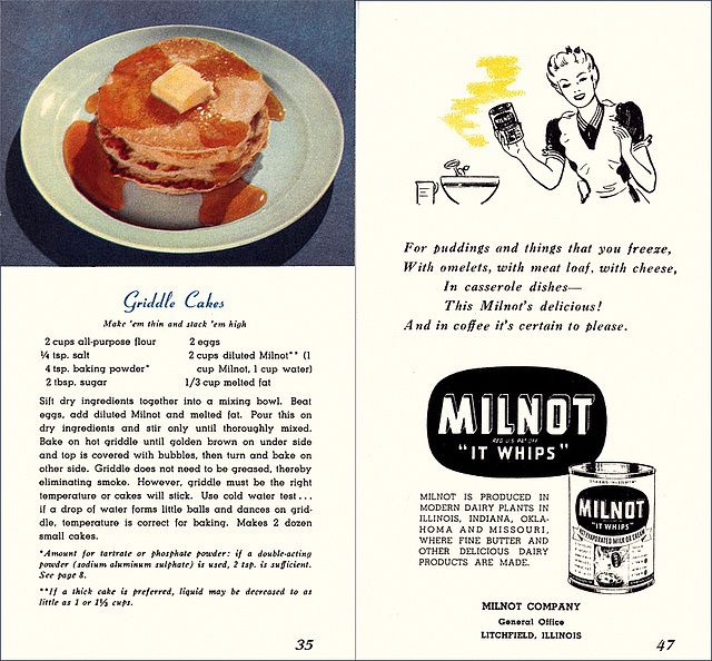 Tested Milnot Recipes (6), 1951