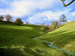 Looking eastwards towards Fenny Rough