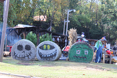 # 3 )  Fun with bales of hay:))  .... in North Georgia mountains...10-20