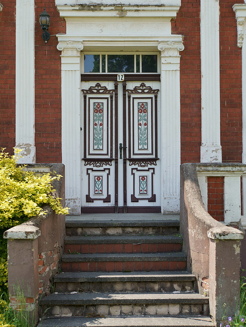 Tür von einem alten Bauernhaus