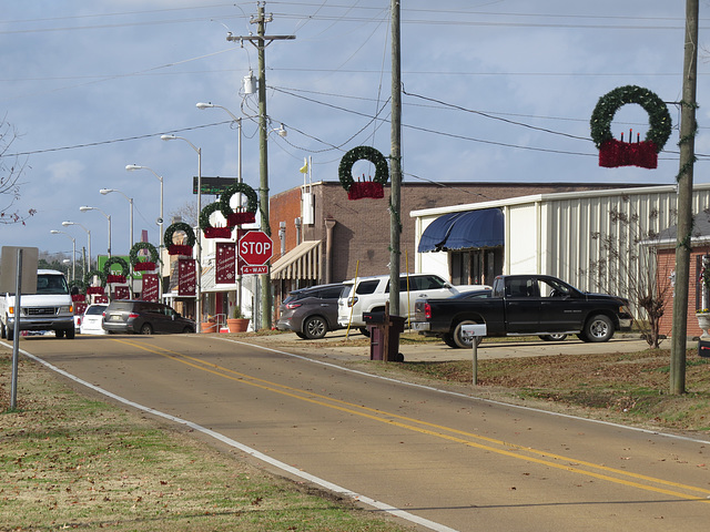 Downtown Ackerman, Mississippi