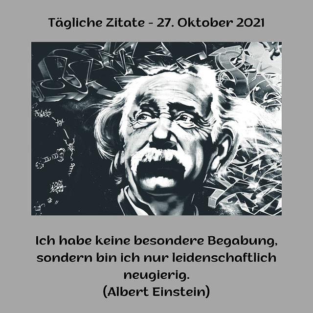 Tägliche Zitate - 27. Oktober 2021