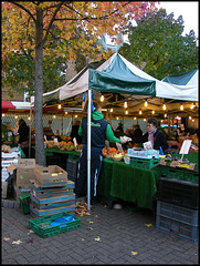 market in November