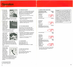 Pitney Bowes Model 6100 Mailing Machine Operating Guide – page 9 & 10