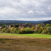 Dorfblick bei Sonnenschein