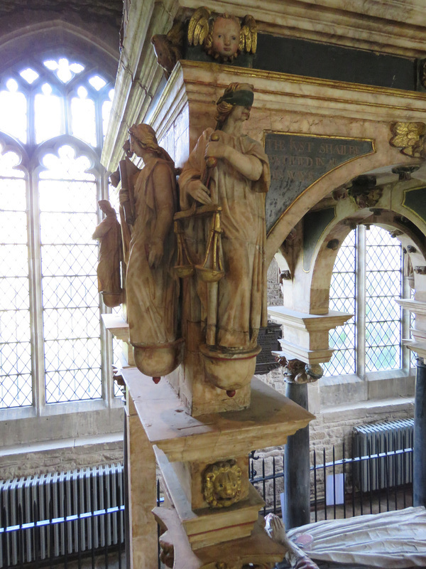 burford church, oxon (44) c17 tomb of lord justice tanfield +1625, attrib. to gerard christmas 1628