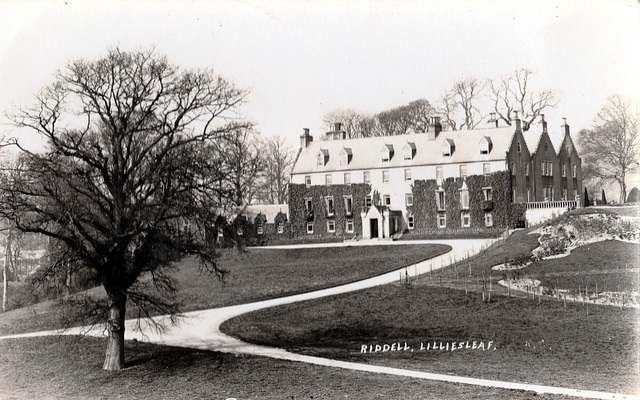 Riddell House, Lilliesleaf, Borders, Scotland (burnt 1943 now a ruin)