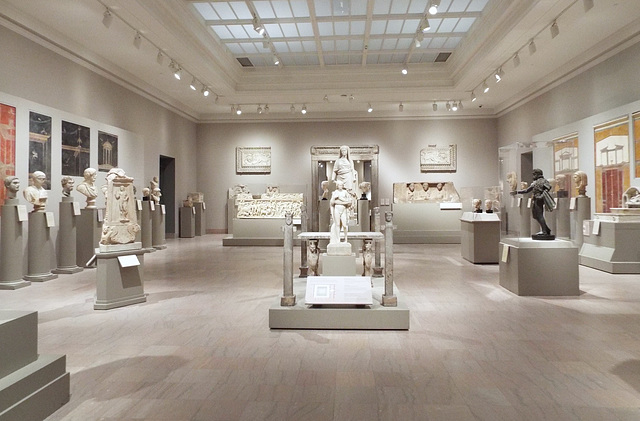 Roman Gallery in the Boston Museum of Fine Arts, January 2018