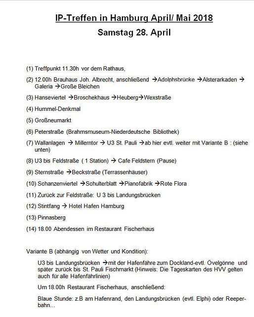 Programm 2018 Sa. 28. April