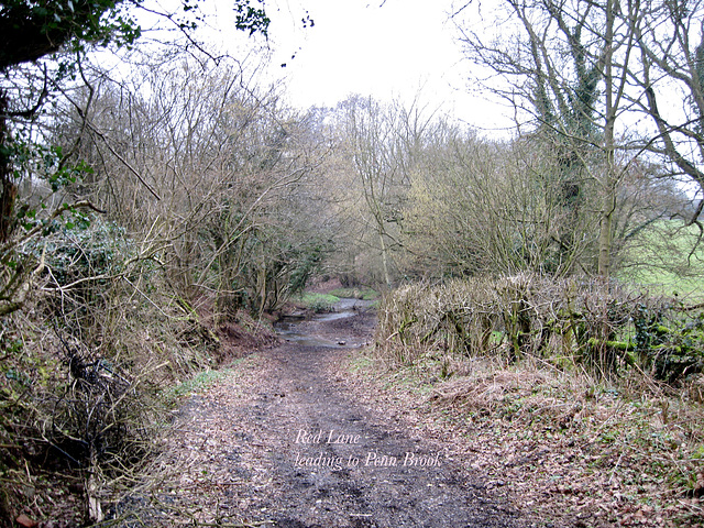 Red Lane leading to Penn Brook