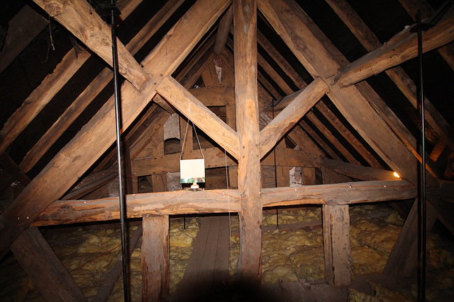 Roof of St Mary and St Margaret's Church, Castle Bromwich, West Midlands