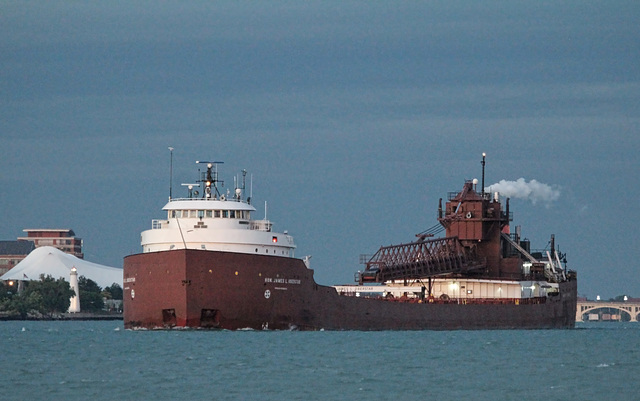 Hon. James L. Oberstar, downbound at dusk