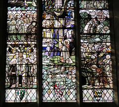 burford church, oxon (2) c20 glass by christopher whall 1907
