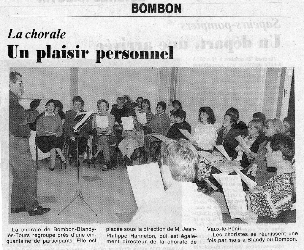 1997 Chorale Ancoeur à Bombon