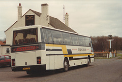 Eniway Coaches C465 DAH at Barton Mills – 16 Jan 1993 (184-5)