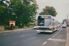 Stagecoach East Midland 65 (E61 WDT) in Brampton, Chesterfield – 19 Sept 1998 (403-34)